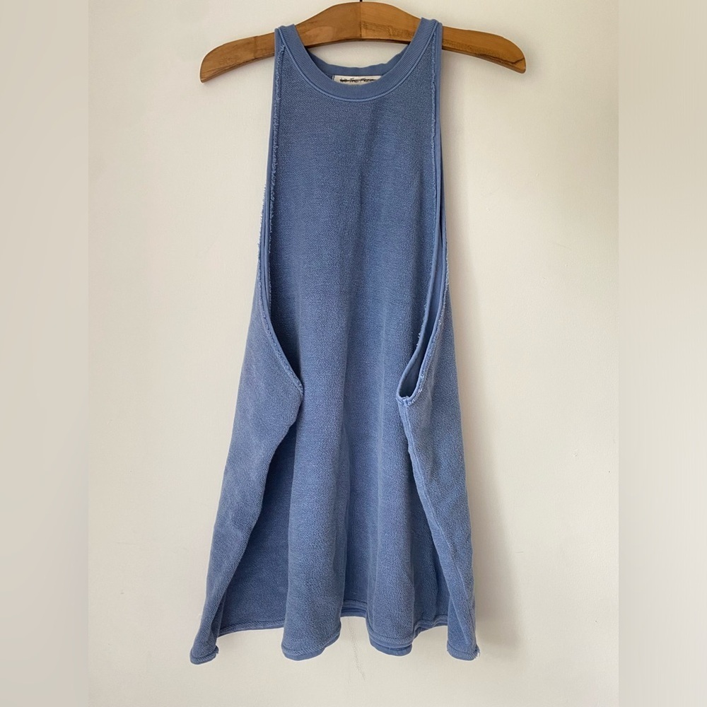 Free People Dusty Blue Racerback Tank Dress